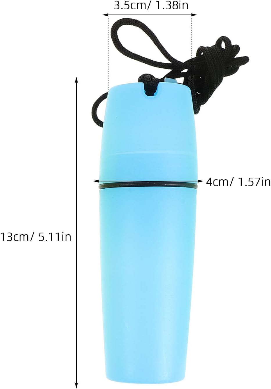 4pcs Dry Box: Waterproof Storage Canister - Floating Water Tight Container with Lanyard - Portable Dry Box for Boating Camping & Outdoor Traveling
