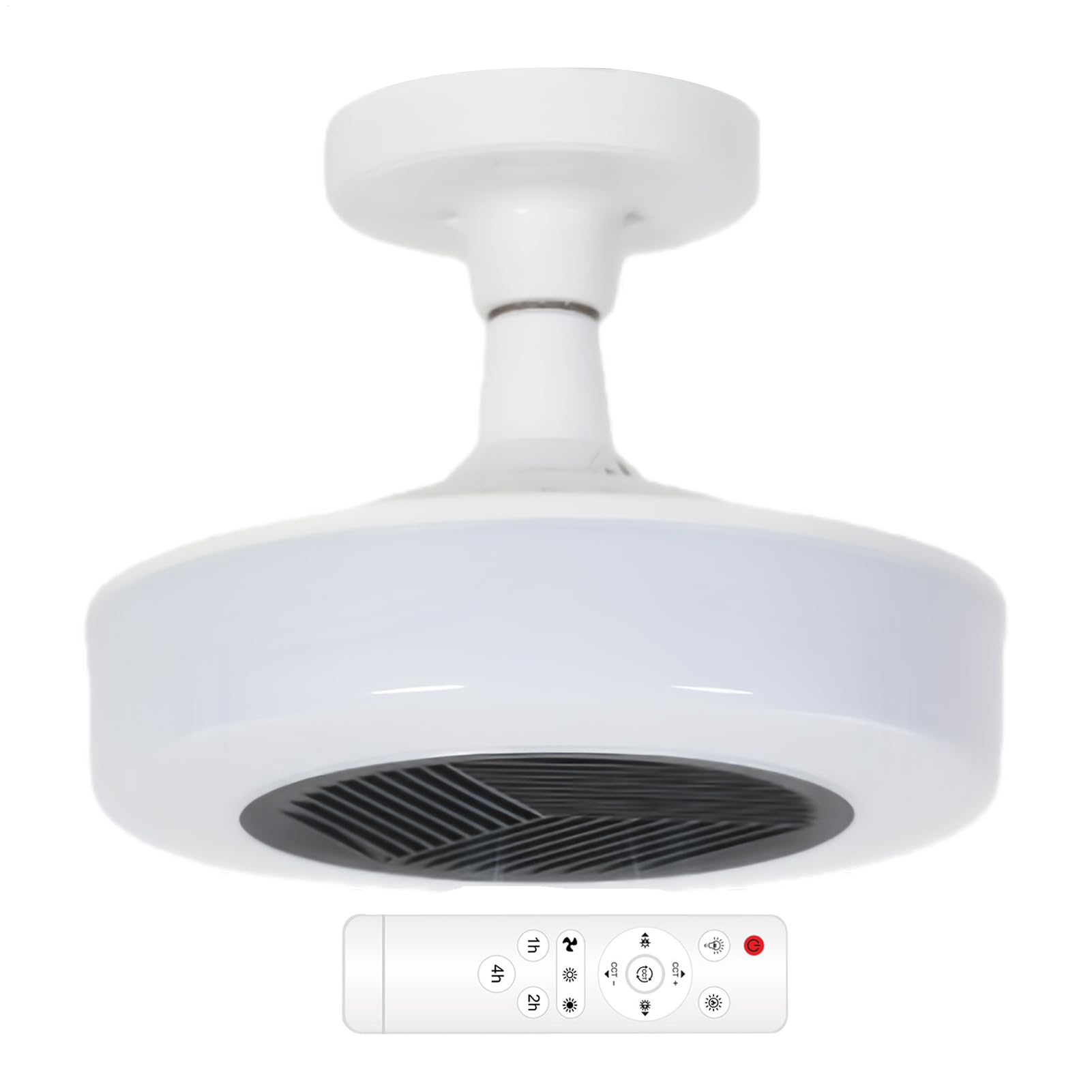 Ceiling LED Lights with Built-in Heater, Remote Control Ceiling Light Fixture with Heater and Fan, LED Bathroom Lighting, Heating Fan for Bathrooms, Kitchens, Bedrooms, Nurseries, Hotel and Restaurant