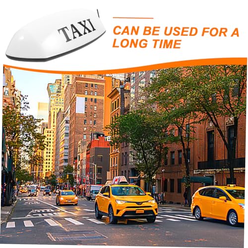 Luz de taxi magnética de alta luminosidad 12v en plástico PP resistente 6