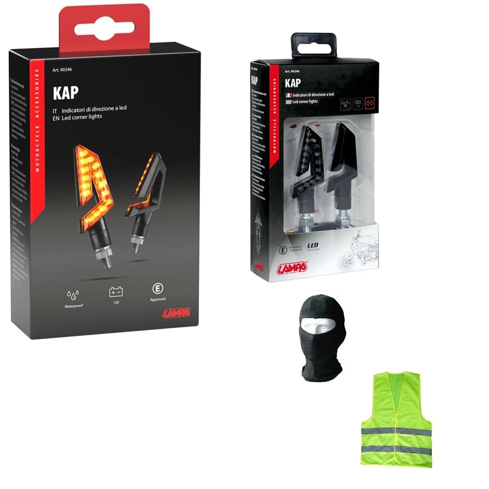 COMPATIBILE CON TRIUMPH DAYTONA T 595 FRECCE PER MOTO A LED OMOLOGATE 12V FRECCIA NERA 1 COPPIA DI INDICATORE DI DIREZIONE LENTE FUMÈ LUCE ARANCIO 75CMX27CM