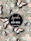  2021-2022 Agenda semana vista: Planificador ANUAL 2021 2022 XL grande /mariposa -15 meses- español   Planificadora diaria y mensual , Organizador calendario