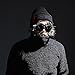Opreng Soft Hat Skull Beanie Halloween Winter Hat Unisex Fashion Cap Warm and Durable (red)
