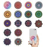 TAOARA 16 PCS Calm Sticker for Sensory Stickers Mandala Style Stress Relief Items Tactile Rough Textured Calming Stickers