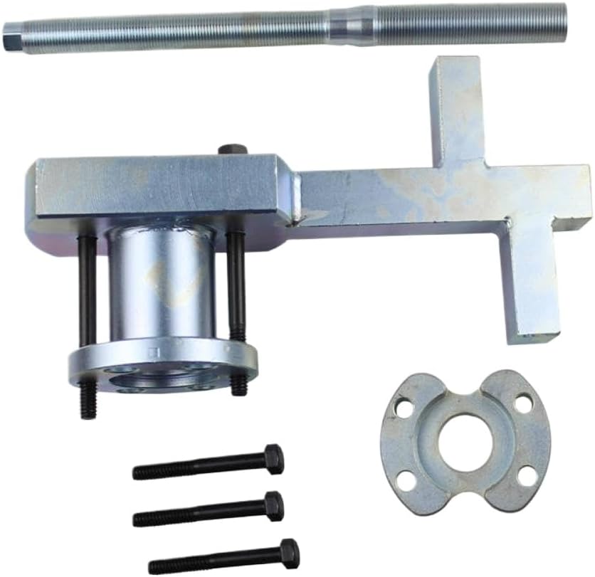 Crankshaft Pulley Removal Install Tool Crankshaft Damper Remover Puller Compatible with 3.0 V6 5.0 V8