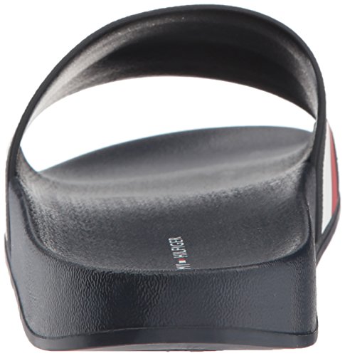 Tommy Hilfiger Women's Dria Slide Sandal, Blue Multi, 10 #TOP2