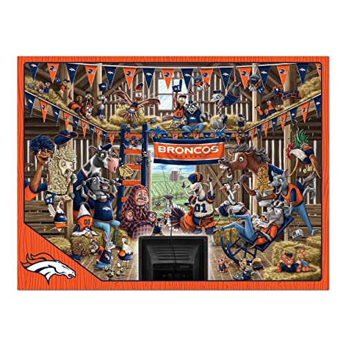 Youthefan Nfl Denver Broncos Barnyard Fans 500Pc Puzzle #TOP15