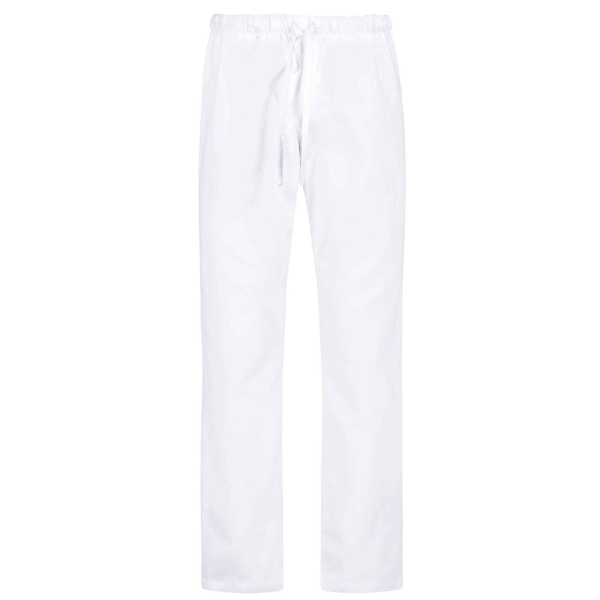 PALLTEX Carlo Kochhose Herren Kochhose Herren Kochhosen für Männer und Damen Bäckerhose mit elastischer Bund mit Tunnelzug XS - 5XL (Weiss, 3XL)