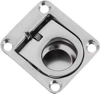 Recessed D-Ring Tie Down Anchors 5 Pcs Delivery Pull Ring, Fixing Suitable for Shipyards, Kayaks, Marine and Outdoor Activities for Trailer Truck Deliveries