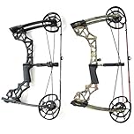 ZSHJG Archery Hunting Compound Bow Adult Adjustable 40LB-60LB Compound Bow Catapult Dual-use Steel Ball Hunting (Camo)