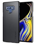 Spigen Thin Fit Galaxy Note 9 Case with Light but Durable Slim Profile with QNMP Metal Plate Slot for Samsung Galaxy Note 9 (2018) - Graphite Gray