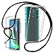 Produktbild 360 Grad Handykette Handyhülle für Motorola Moto G9 PLAY/G9/E7 Plus Necklace Hülle mit Band,Hybrid Rundum Doppel-Schutz Transparent Cover Schutzhülle mit Integriertem Displayschutz,Einteiliges Design