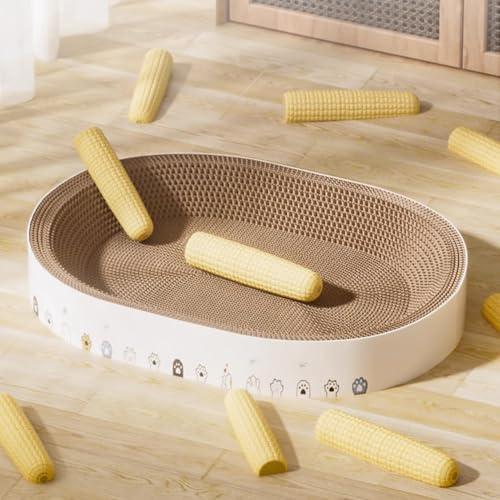 Tapis à Griffes pour Chat avec Couchette Interactive de Repos pour Chaton - 4