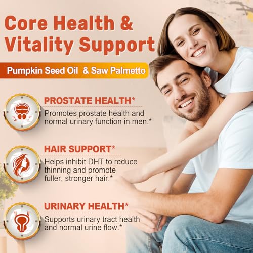 SCOLA Pumpkin Seed Oil with Saw Palmetto Softgels
