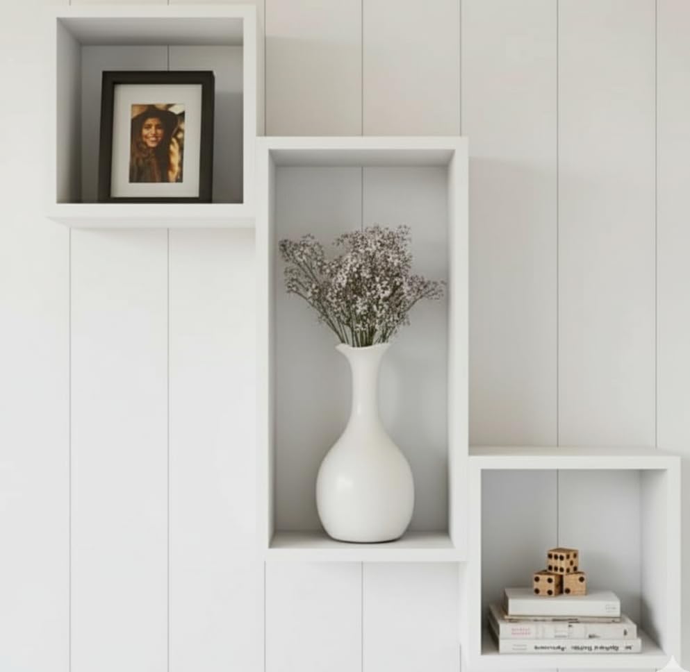Grey Grove Floating Rack for Planters & Showpieces-picture-15