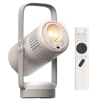 XGIMI Vibe One 1080p Full HD Projector, Official Netflix & Google TV, Built-in Battery (1.2 Hrs Playtime), 250 ISO Lumens, 2×3W JBL Speakers, Auto Keystone & Auto Focus