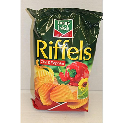 Funny-frisch - Riffels Chili & Pepper (Riffels Chili & Paprika) | Poids Total 150 grams Cover