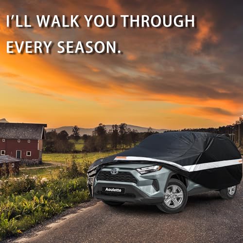 Image of Toyota Car Cover Custom Fit for Toyota RAV4 /RAV4 Prime, Waterproof Car Cover for Automobiles All Weather, Lightweight Full Exterior Cover Outdoor Sun Rain Dust Snow Wind Protection.
