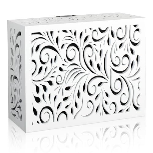 Wooden Doorbell Chime Cover Box Only – Decorative Wall-Mounted Door Bell Cover for Indoor/Outdoor Use – Noise-Reducing, - Detailed View