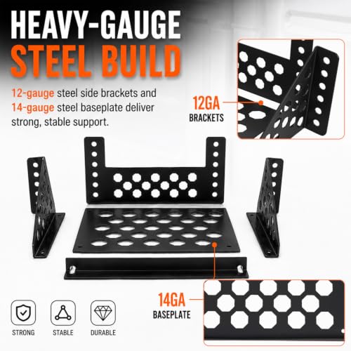 Battery Tray Mount Metal Steel with Anti-Vibration Pad by Runfarr - Used condition - Image 3