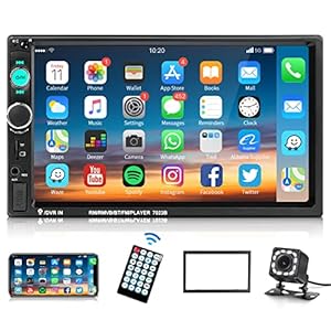 Podofo Car Stereo 2 Din Car Radio 7 Inch MP5 Player with HD Touch Screen Digital Display Bluetooth Multimedia support…