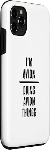 Miniatura 6 de iPhone 11 Pro I'm AVION - Doing AVION Things  Divertido - Primer nombre - Funda
