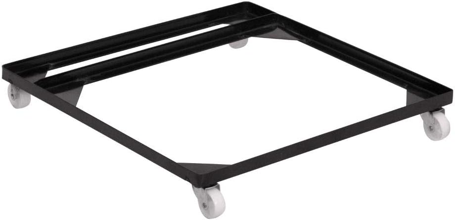 Flash Furniture Black FD-BAN-CH GG HERCULES Series Steel Stack Church Chair Dolly, 1 Pack: Furniture & Decor