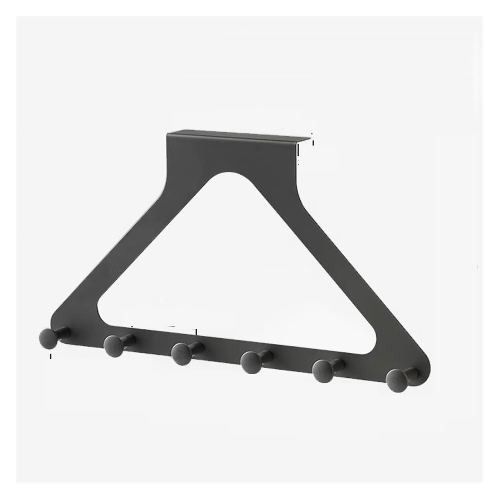 FDBTYJN Over Door Hook Triangular Door Hook Wall Mounted, PunchFree, Hanger for Coats, Hats, Bags(Color4)