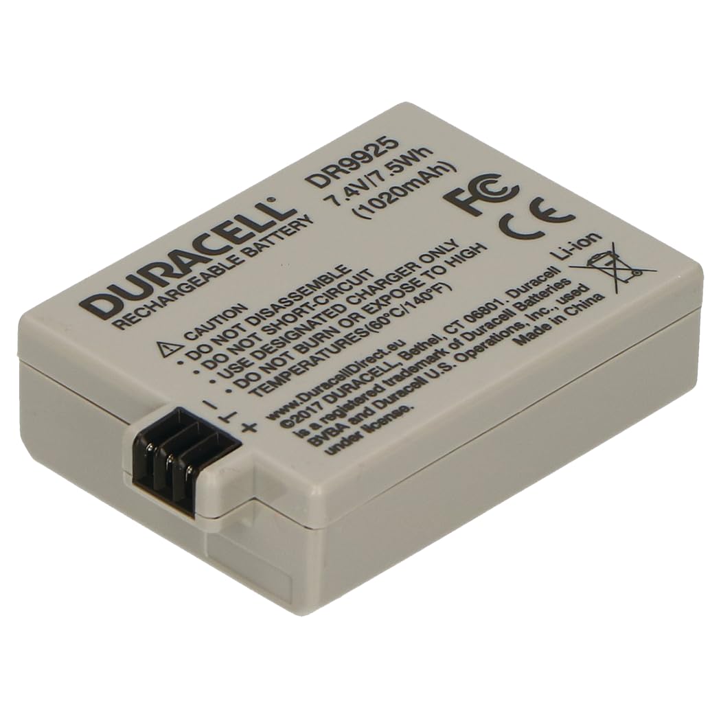 Duracell DR9925 Premium Analog Canon LP-E5 Battery for EOS 450D