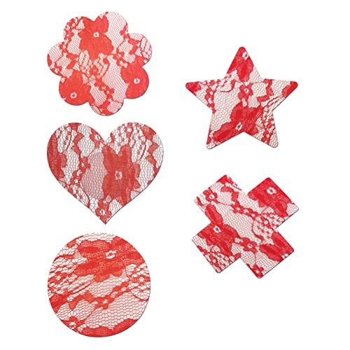 30 Pieces Nipple Cover Breast Pasties Round Heart Plum Shaped Disposable Breast Covers Self Adhesive Petal Bra Pasties #TOP4