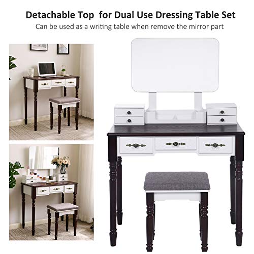 ANWBROAD Tavolo Cosmetici Vanity toeletta Toletta