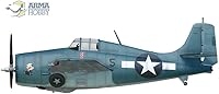 Vista 3 de Arma Hobby Escala 1/72 F4F-4 Wildcat - Kit de aviones de construcción de modelos de plástico, N.º de artículo 70048