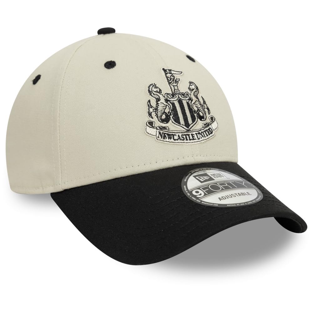 New Era ERA Contrast Visor 9FORTY NUFC IVOBLK Light Beige One Size