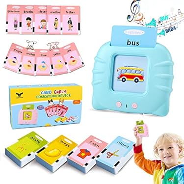 AMAZON - Toddler Learning Toys for 2 3 4 5 6 Year Old Girls Boys: Talking Flash Cards Speech Therapy Toys Autism Toys Preschool Educational Toys Games 224 Sight Words with Sound Effect Kids Brithday Gifts