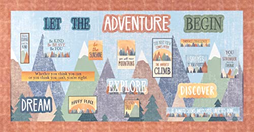 Moving Mountains Let the Adventure Begin Mini Bulletin Board pour motiver les élèves