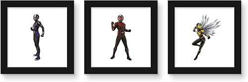 Trends International Gallery Pops Marvel Ant-Man and the Wasp Quantumania - Heroes Wall Art Bundle 3-Pack