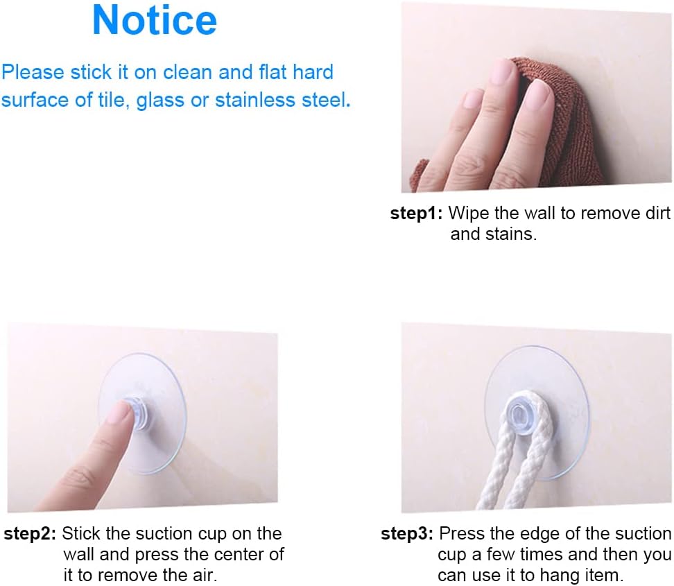 200 Pieces 2.2 inch Large Clear Suction Cups for Glass, Thick Without Hooks Without Holes, Professional Heavy Duty Sucker for Home Organization Window Decoration Bathroom Kitchen Bird Feeder