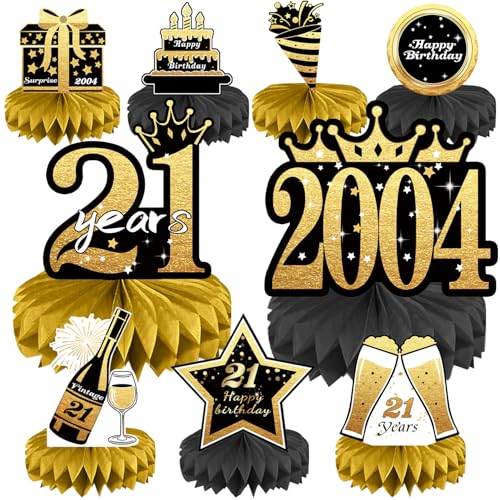 Joycard 21st birthday centerpieces set