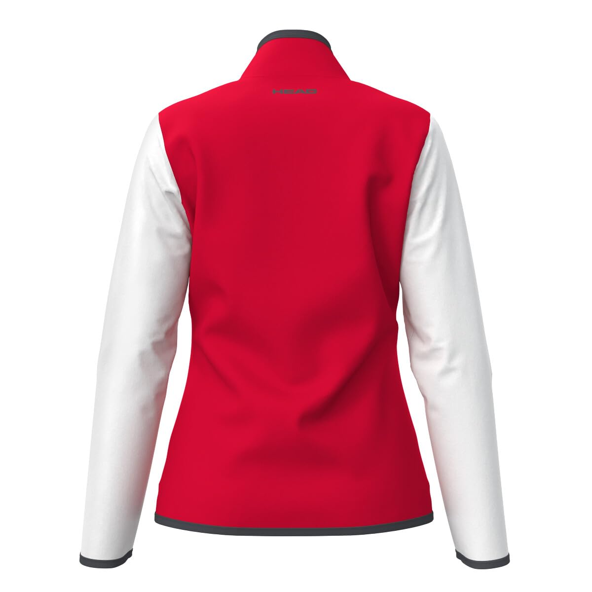 HEAD Club 25 Jacket - Chaqueta Deportiva para Mujer, Color Rojo y Blanco