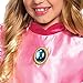 Princess Peach Costume Dress, Nintendo Super Mario Bros Classic Dress Up Outfit for Girls, Kids Size Small (4-6x),Pink