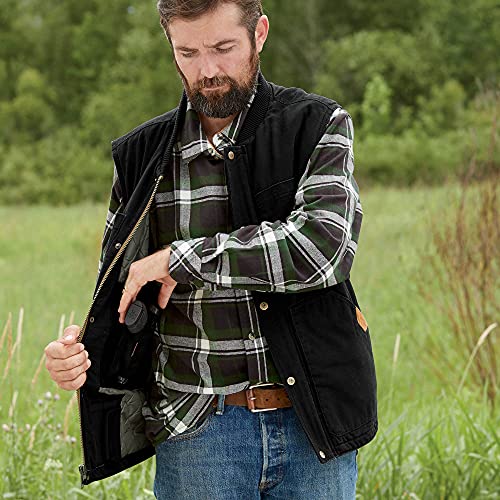 Legendary Whitetails Men's Standard Concealed Carry Canvas Cross Trail Vest, Twig, Large #TOP3