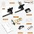 Probrico Entry Door Levers Matte Black with Keys, Heavy Duty Hardware for Exterior Front and Back Door,Lockable, Keyed Entrance Lock,Universal Handling,Transitional Style, 1 Pack