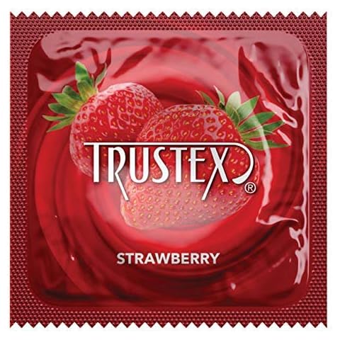 Trustex Strawberry Premium Lubricated Condoms Cover