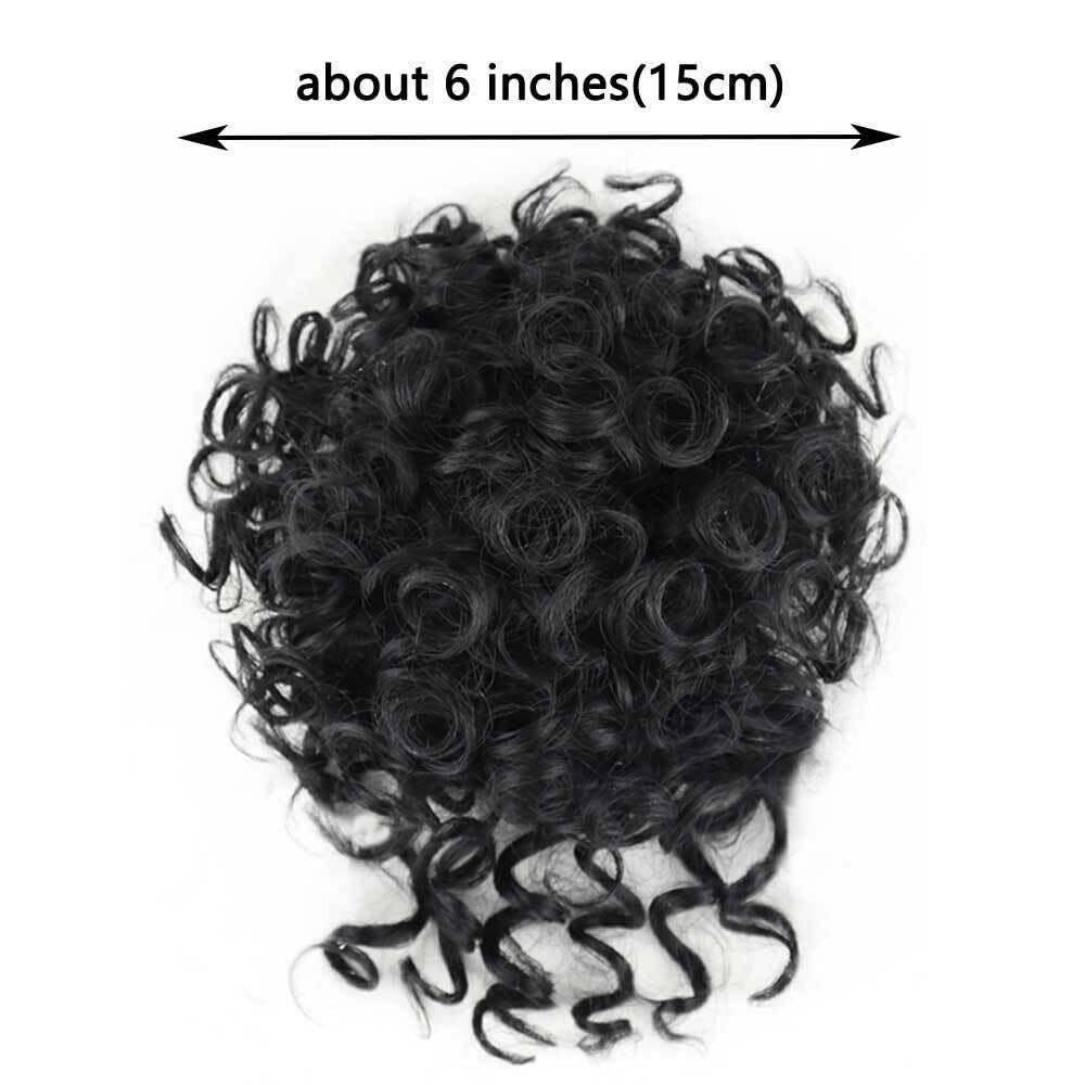 sztuczne włosy kok Messy Bun Hair Piece dla kobiet, elastyczna, syntetyczna, kręcona, kokowa przedłużka do włosów Akcesoria do włosów(4-30)