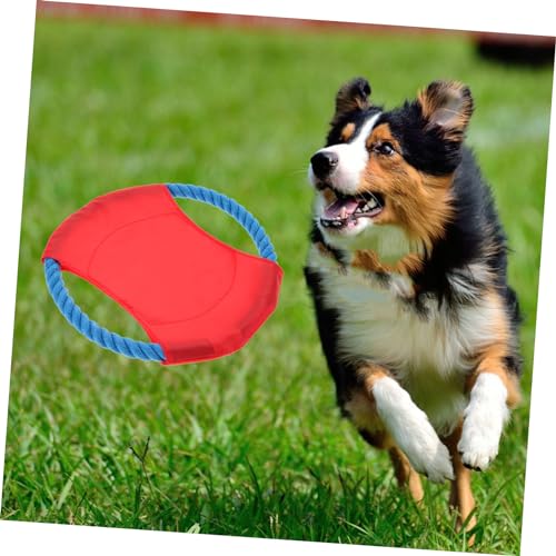 VANZACK Wurf Scheiben Spielzeug Für Hunde Robust Leicht Für Kleine Und Mittelgroße Hunde Outdoor Training Zufällige Farbe