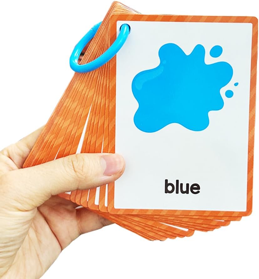 Lachilly Colors and Shapes Learning Flashcards, High Frequency Words, Beginning Reading, Kindergarten, ESL Teaching Materials, Autism Learning Materials, Vocabulary Building, 20 Cards, 38 Words