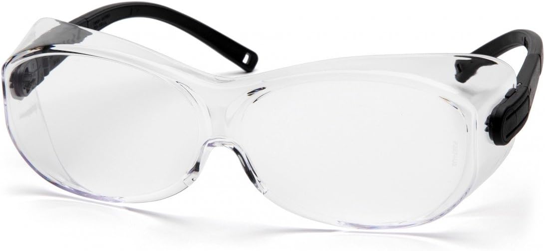 Pyramex S7510SJ Ots Xl Black Frame/Clear Lens (12 Pack)