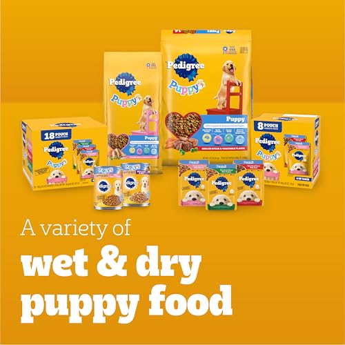 Pedigree Puppy Morsels Wet Dog Food Pouch, Beef, 3.5 oz, 16 Count - image 8