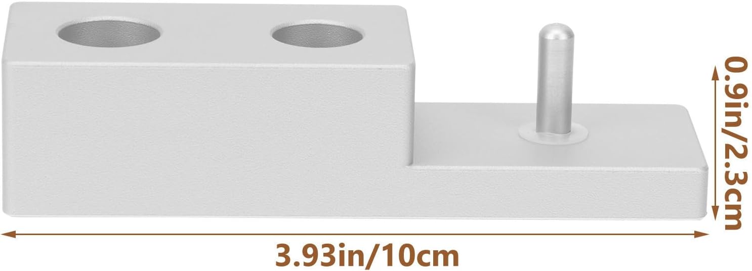 VICASKY Silver Zinc Alloy Razor Stand Holder for Manual Razors