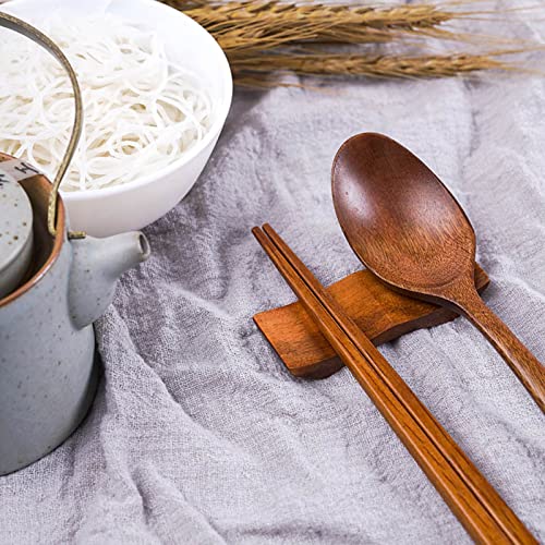 Miniatura 6 de 6 Piezas Palillos Descansa, Soporte Para Tenedor Cuchara Para Cena, Palillos Almohada Vajilla, Accesorios Para Restaurantes, Aplicar Para El Hogar Marrón