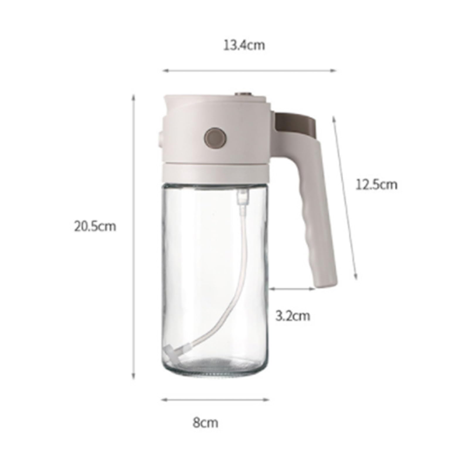 Cocina Dispensador De Aceite Juego De 2 Botellas Rociadoras Aptas For Freidoras De Aire, Ensaladas, Freír Y Asar A La Parrilla. Pulverizador Aceite Spray